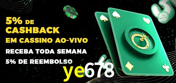 Promoções do cassino ao Vivo ye678
